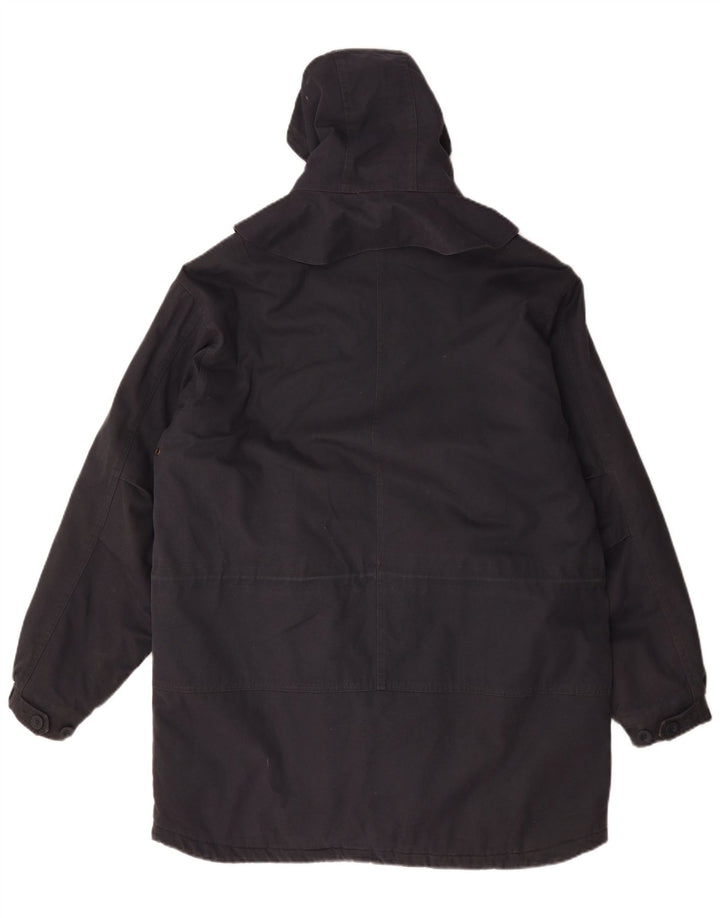 Marks & Spencer Herren-Parka mit Kapuze, UK 42, XL, Marineblau