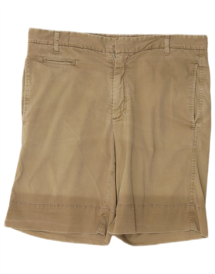 Fred Perry Herren Chinoshorts IT 48 Medium W32 Khaki Baumwolle