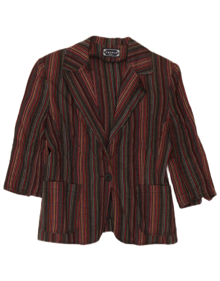 Chopin Roma Damen-Blazer mit 3/4-Ärmeln, Größe IT 44, mittelmehrfarbig