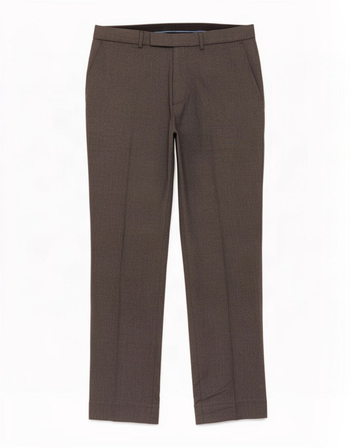 Gerade Herren-Chinohose von Marks & Spencer, W34, L31, Grau, Polyester