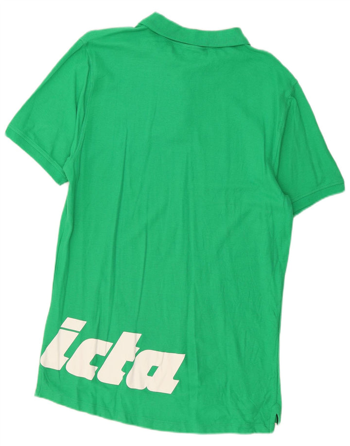 INVICTA Herren-Poloshirt mit Grafik, 2XL, grüne Baumwolle