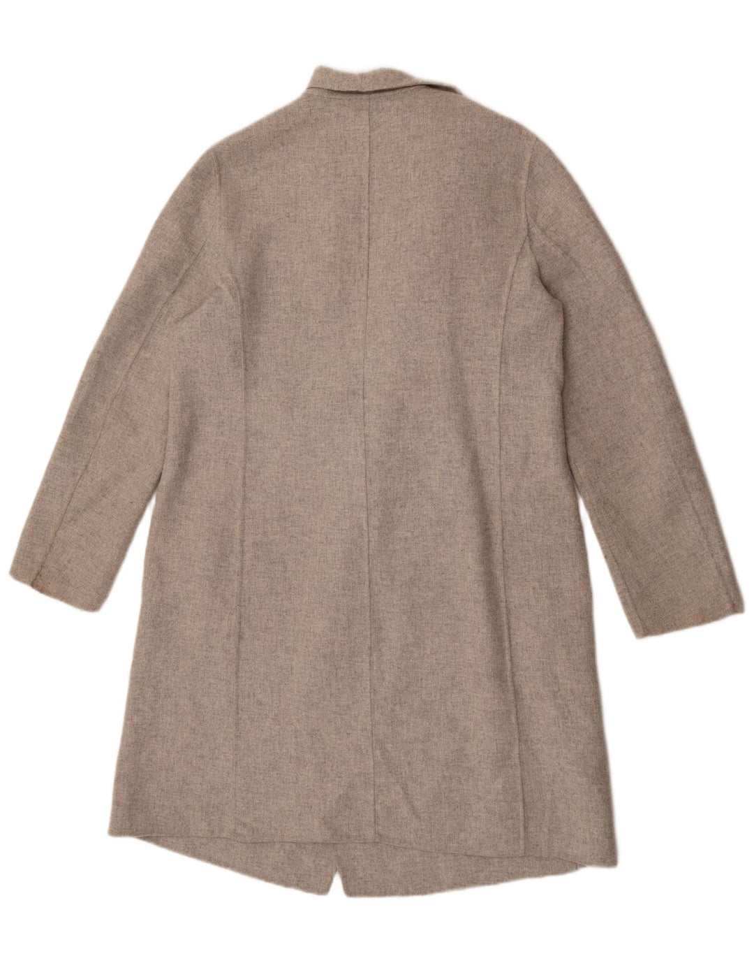 Zara Womens Open Overcoat UK 14 Large Grau