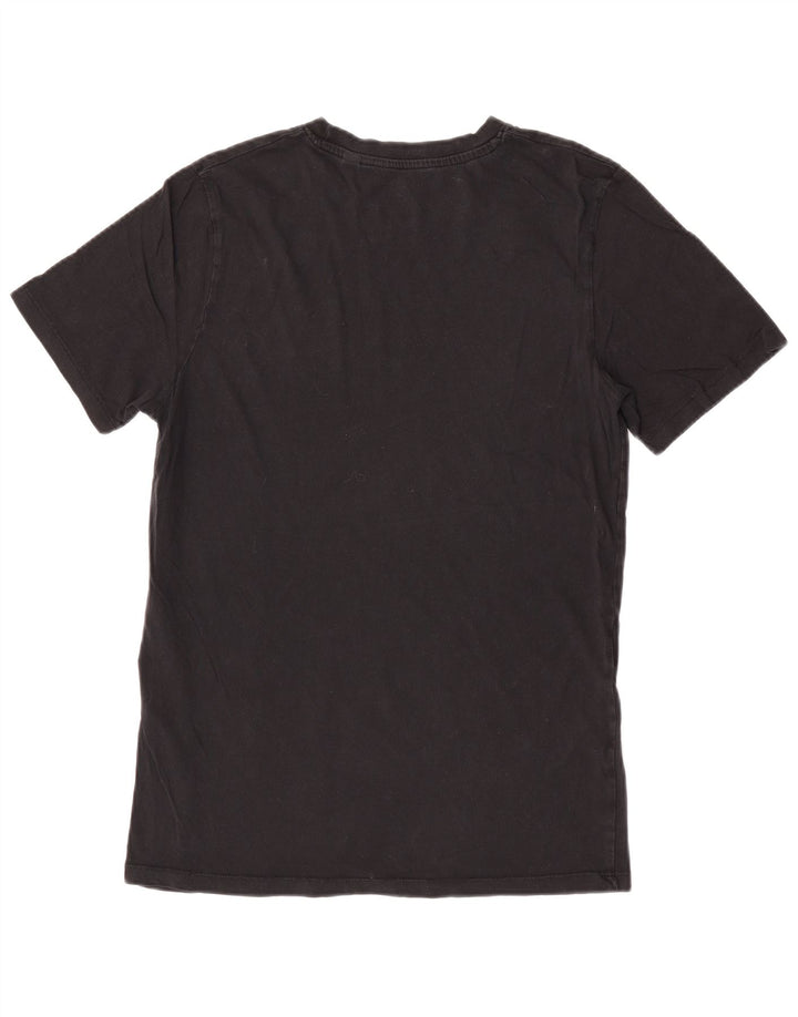 Jack & Jones Damen T-Shirt Top UK 12 Medium Schwarz Baumwolle