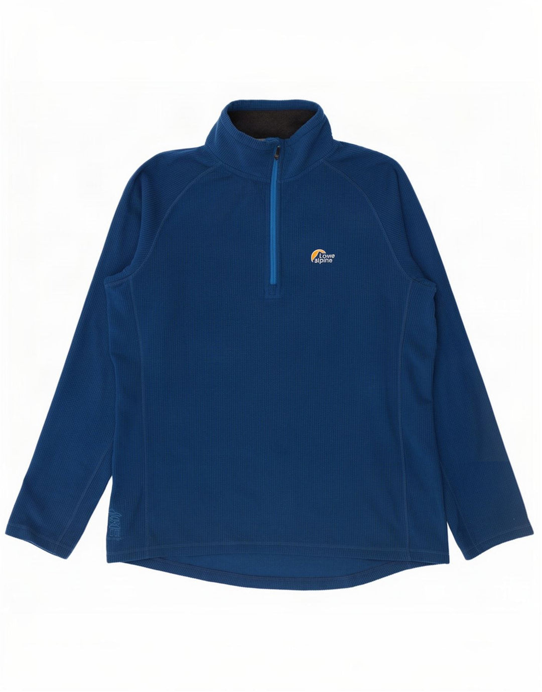 Lowe Alpine Herren-Fleecepullover mit Reißverschluss am Hals, groß, marineblaues Polyester