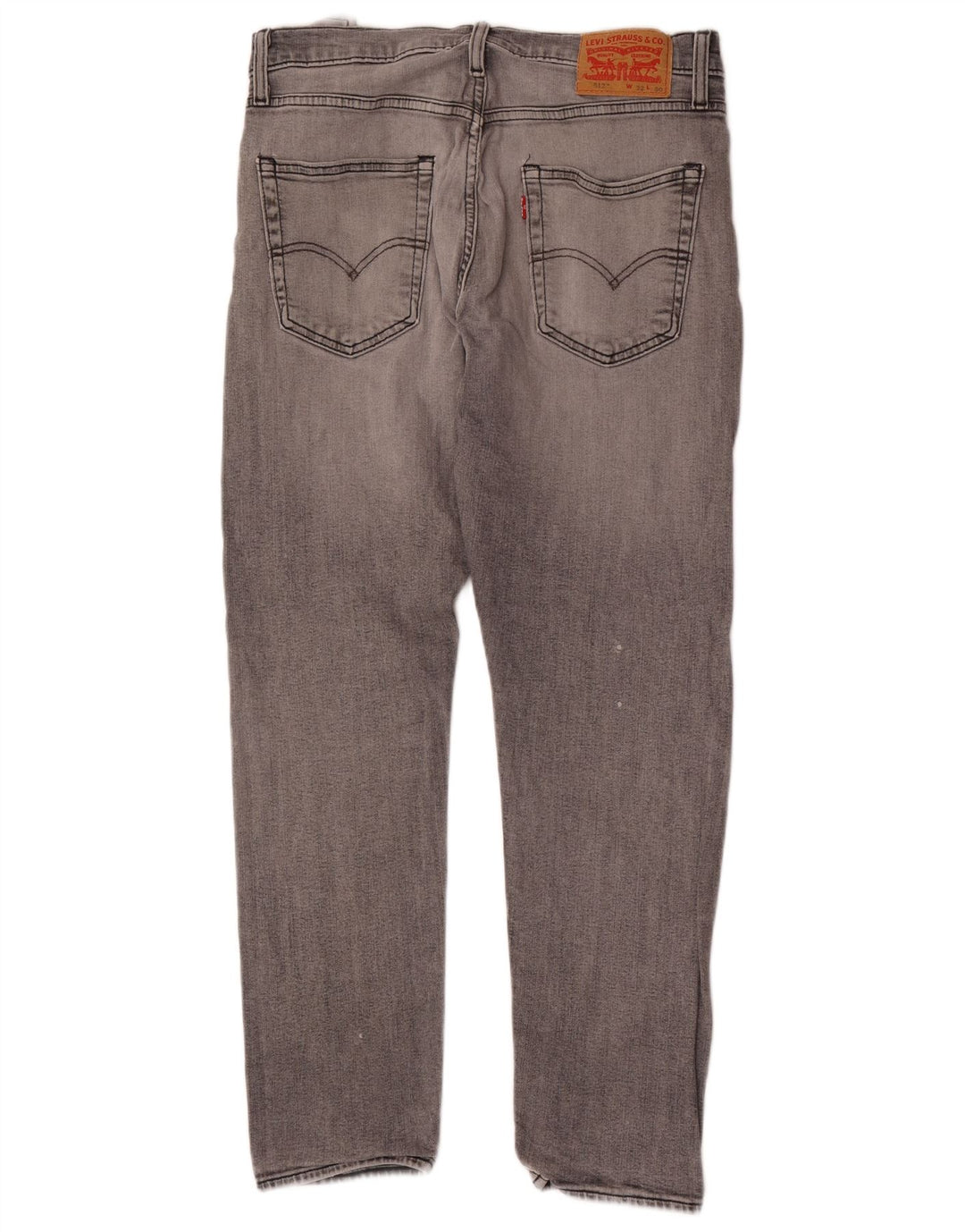 Levi's Herren 512 Slim Tapered Jeans W32 L30 Graue Baumwolle