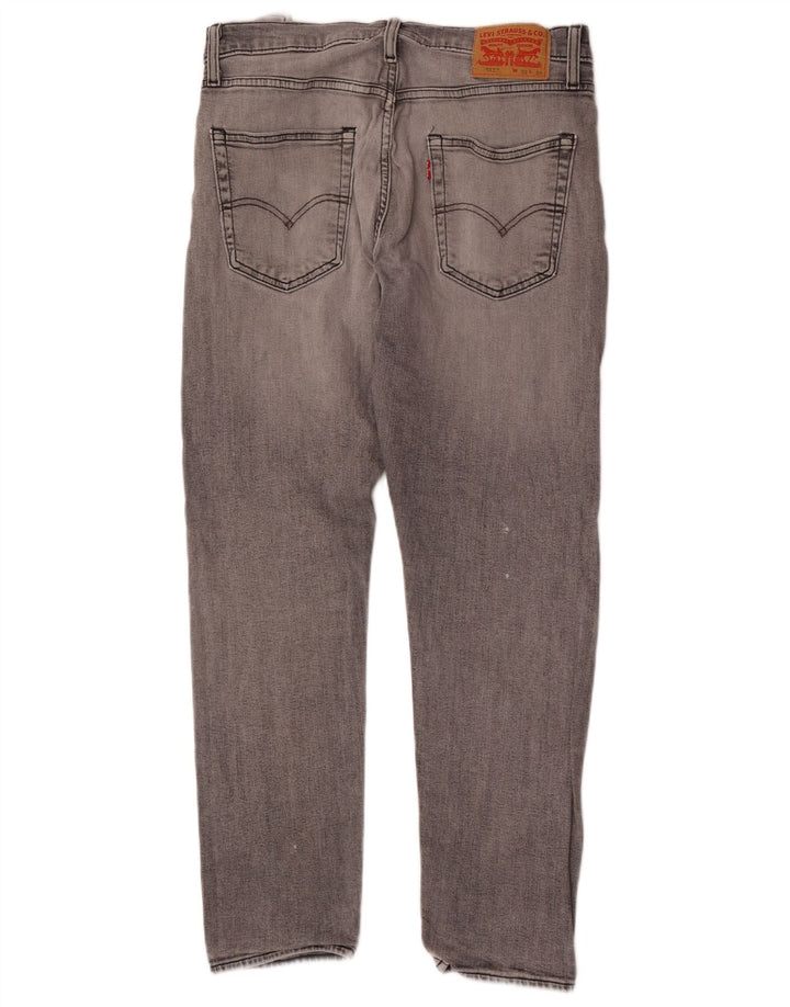 Levi's Herren 512 Slim Tapered Jeans W32 L30 Graue Baumwolle