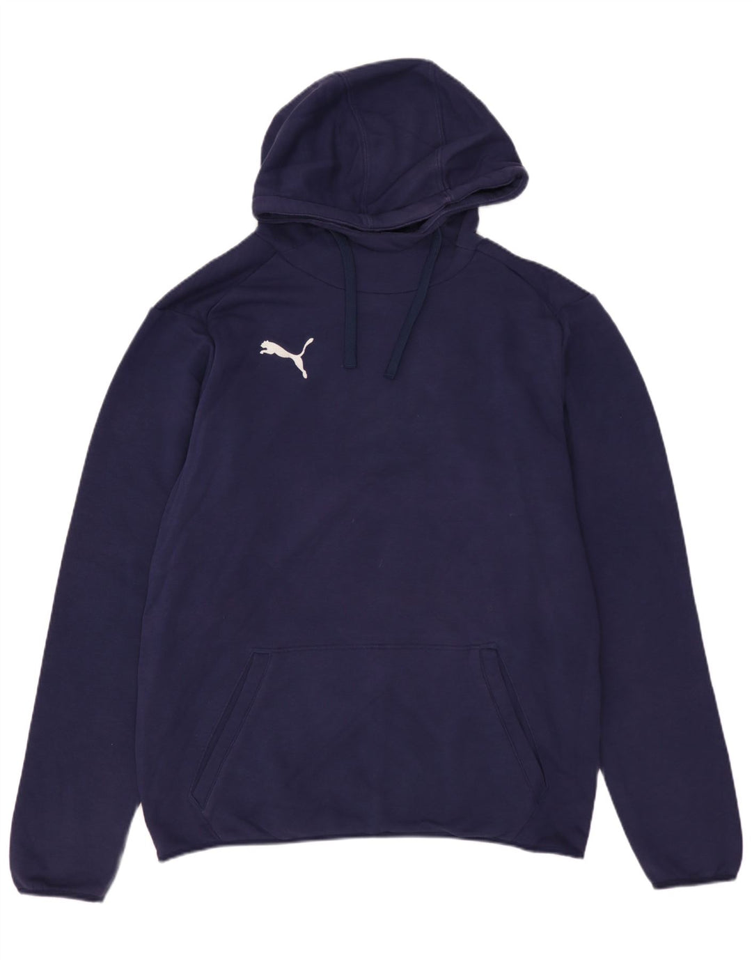 PUMA Herren Kapuzenpullover, klein, marineblau, Baumwolle