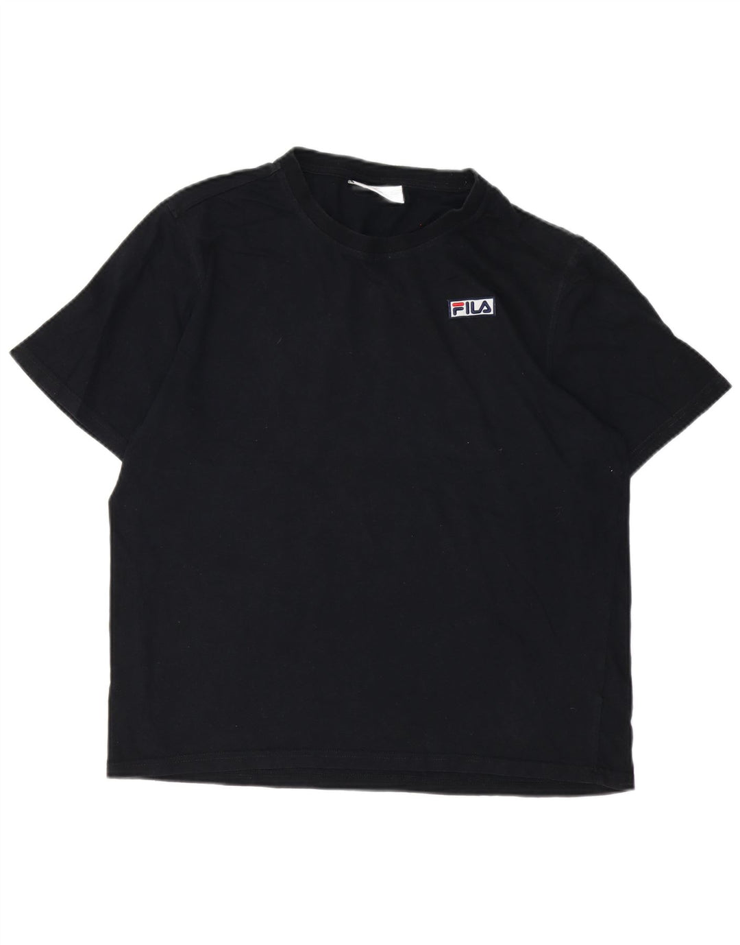 FILA Damen T-Shirt Top Large Schwarz Baumwolle