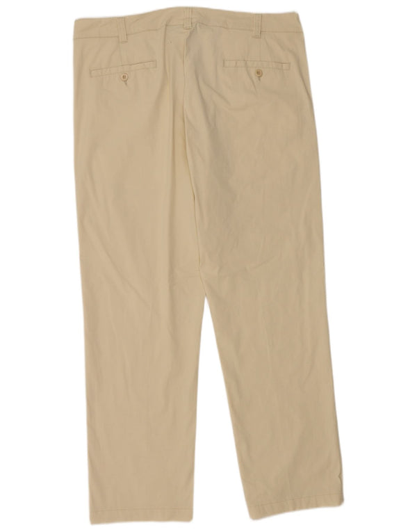 Chervo Herren gerade Chinohose IT 54 2XL W38 L30 Beige Baumwolle