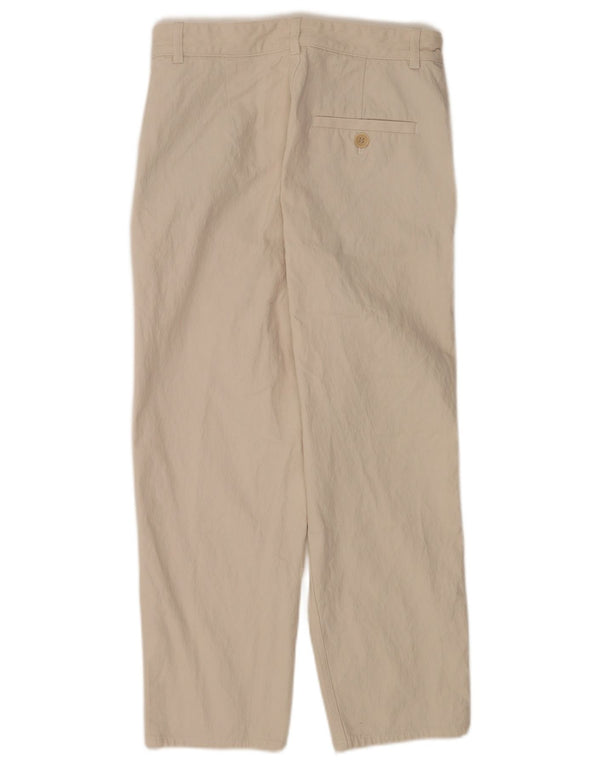 Cos Damen-Chinohose mit hoher Taille, EU 34, XS, W28, L24, Beige, Baumwolle