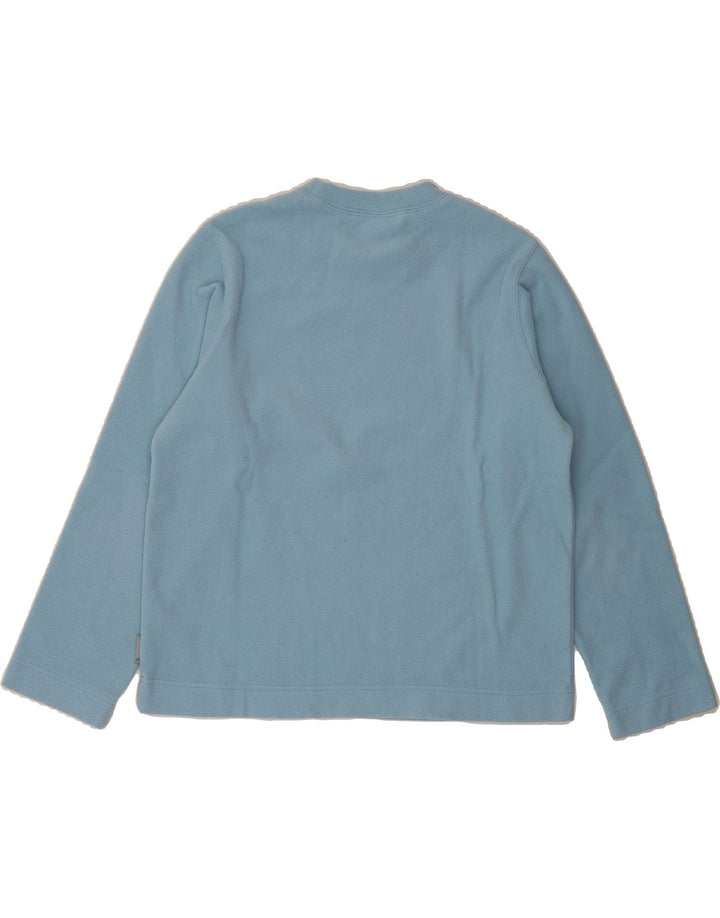 ADIDAS Womens Fleece Jumper UK 16 Large Blue Polyester Vintage Adidas and Second-Hand Adidas from Messina Hembry 