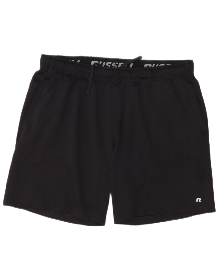 RUSSELL ATHLETIC Herren Sportshorts XL Schwarz Polyester