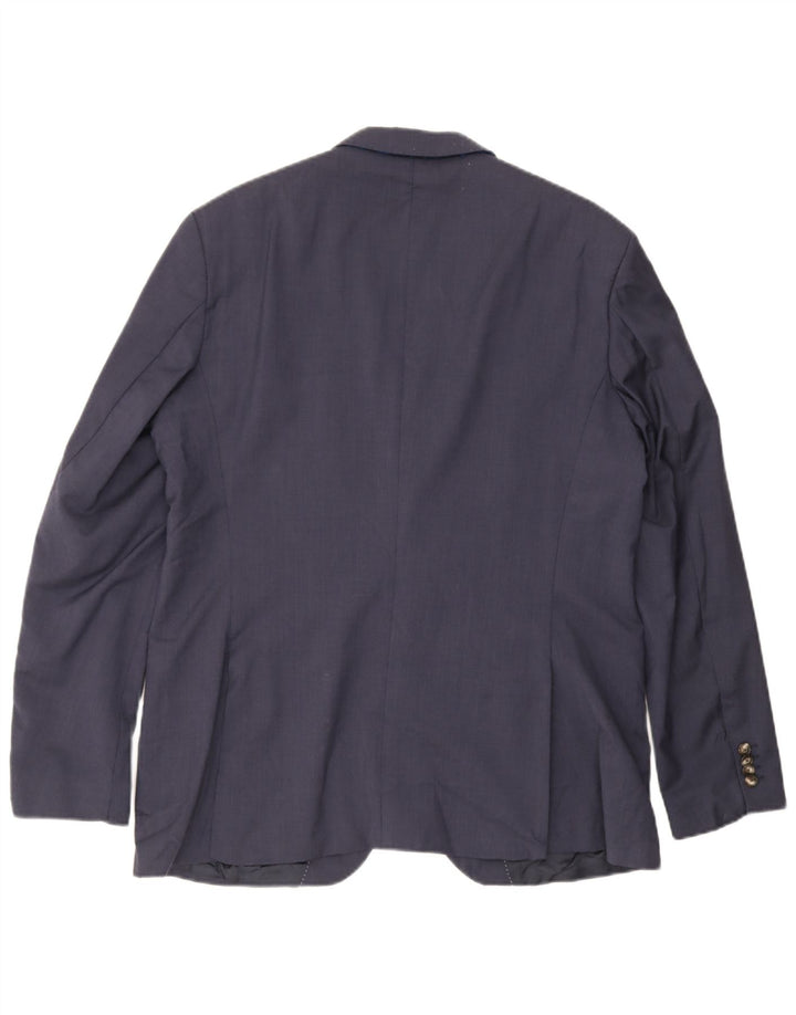 Tommy Hilfiger Herren Maßgeschneiderte 2-Knopf-Blazerjacke IT 54 2XL Marineblau