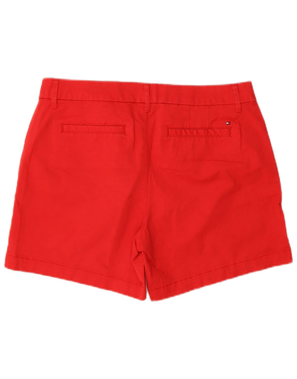 Tommy Hilfiger Damen Chino-Shorts US 8 Medium W30 Rote Baumwolle