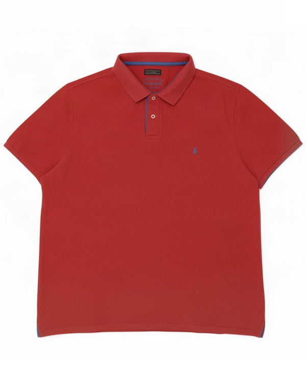 Joules Herren Poloshirt 2XL Rosa Baumwolle