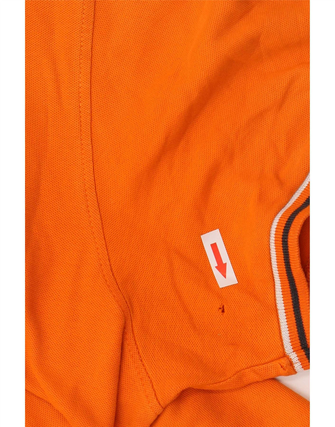 Lotto Herren Poloshirt 3XL Orange gestreift