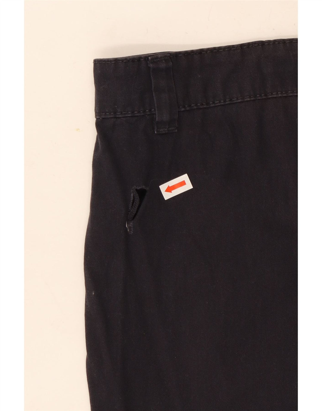 French Connection Gerade Cargohose für Herren, Größe M, W32, L31, Schwarz, Baumwolle