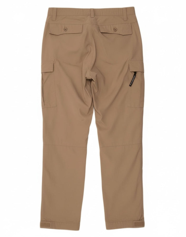 Jack Wolfskin Herren Jogger Cargohose W32 L33 Beige Polyester