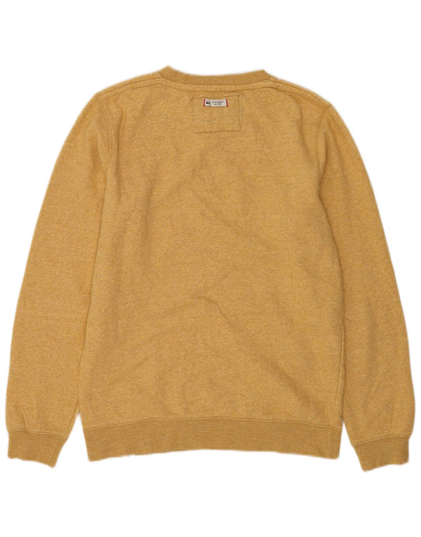 Quiksilver Herren-Sweatshirt, Pullover, Größe S, Gelb, Baumwolle