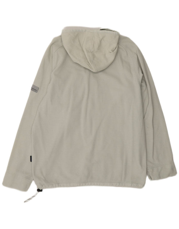 SERGIO TACCHINI Mens Hoodie Jumper Large Grey Cotton