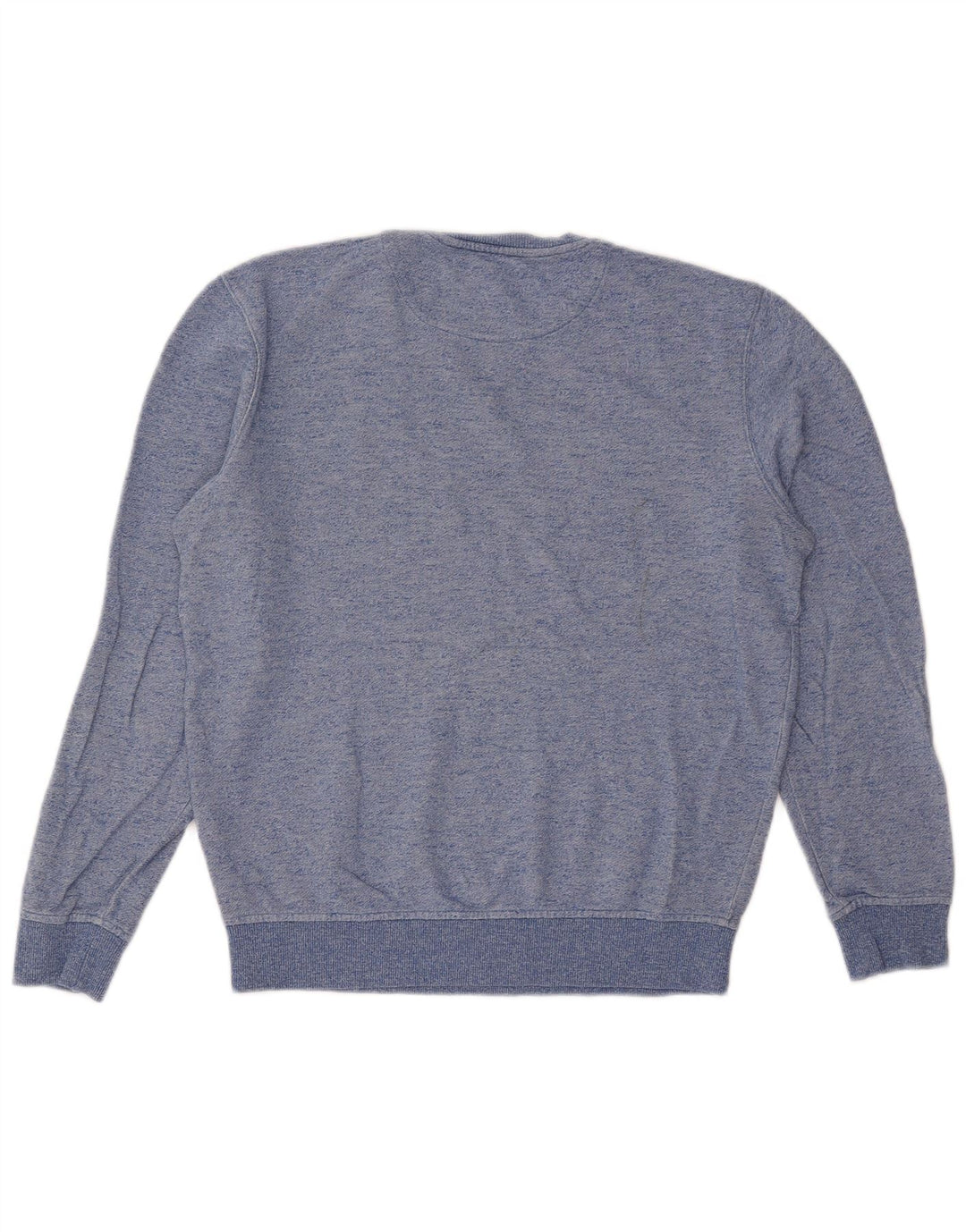 Lyle & Scott Herren-Sweatshirt-Pullover, klein, blau gefleckte Baumwolle