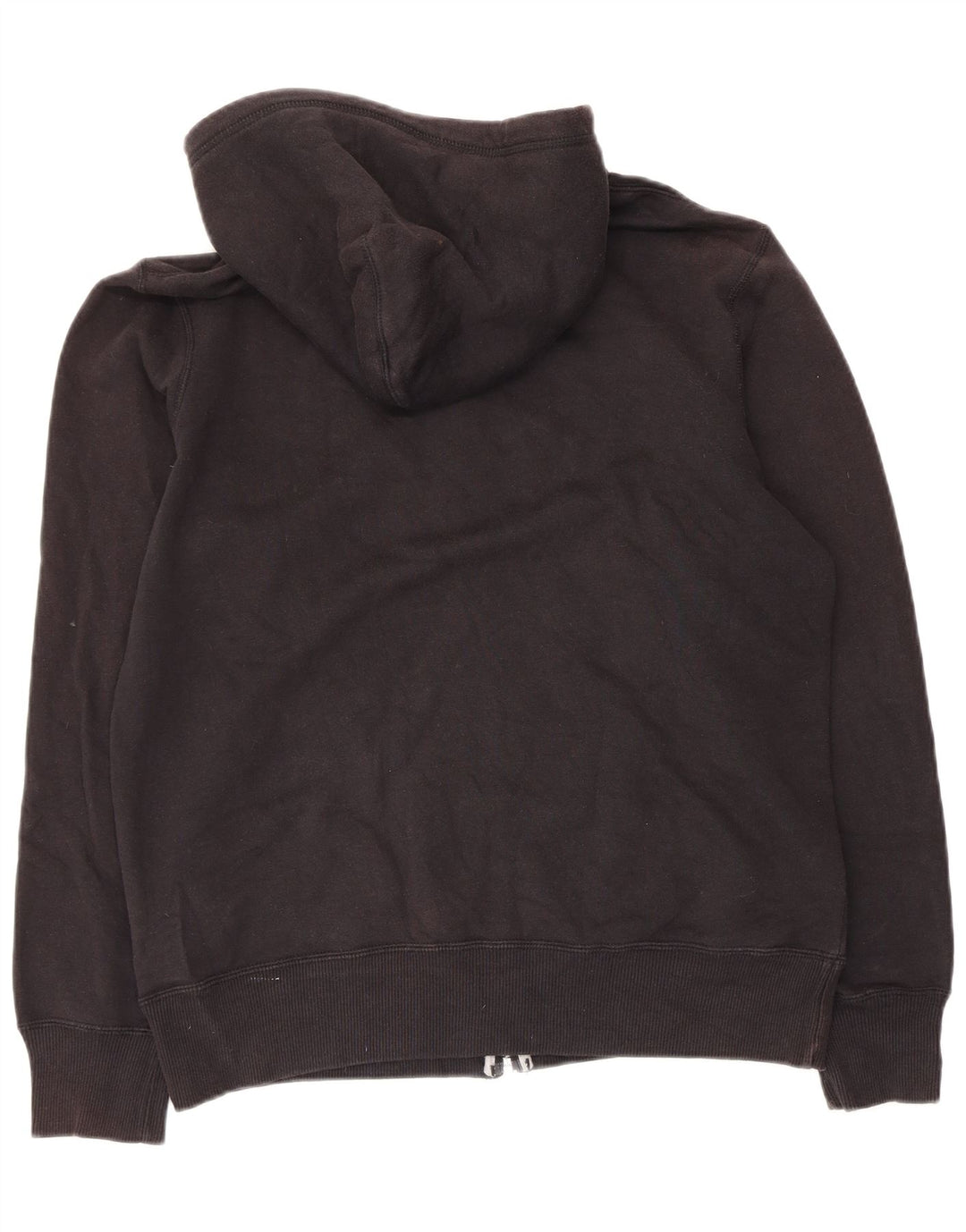 Nike Herren-Kapuzenpullover mit Reißverschluss, mittelschwarz, Baumwolle