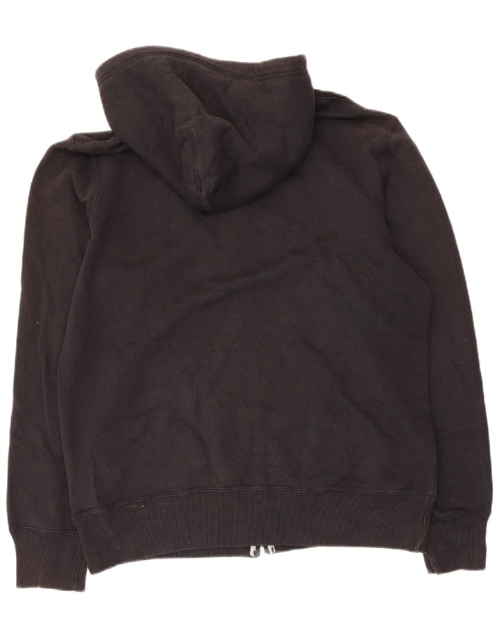Nike Herren-Kapuzenpullover mit Reißverschluss, mittelschwarz, Baumwolle