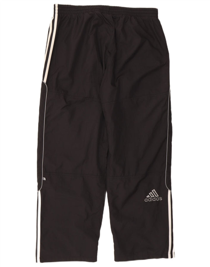 Adidas Herren-Trainingshose, groß, aus schwarzem Polyester