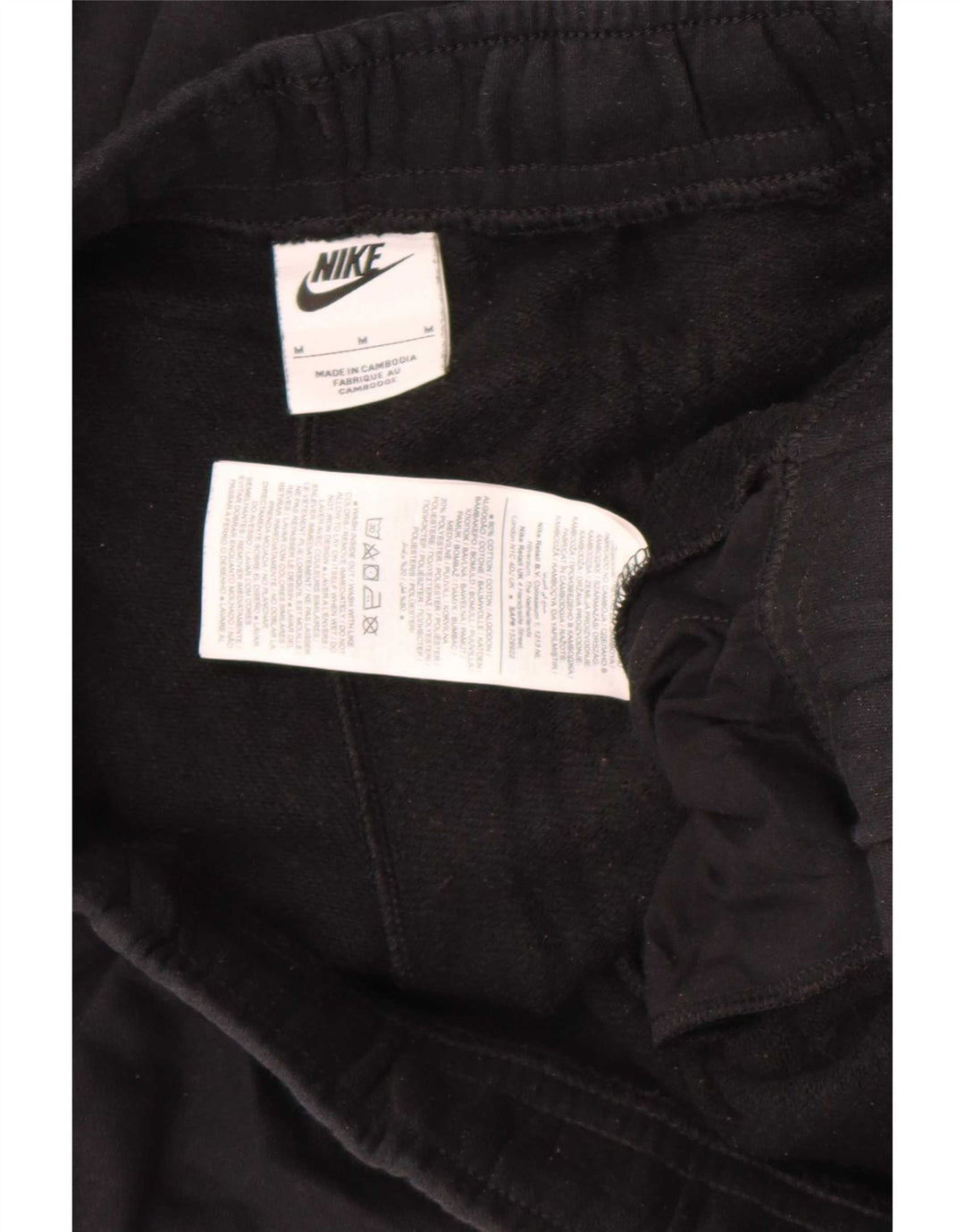 Nike Herren-Trainingshose, mittelschwarz, Baumwolle