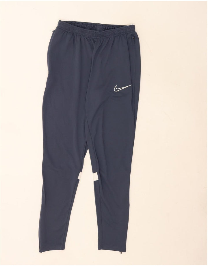 Nike Herren-Trainingshose, Mittelgroß, Marineblau, Farbblock, Polyester, Sport