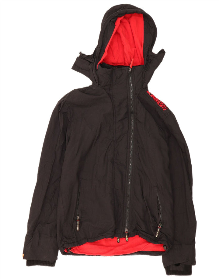 Superdry Herren Windcheater Graphic Windjacke UK 38 Medium Schwarz