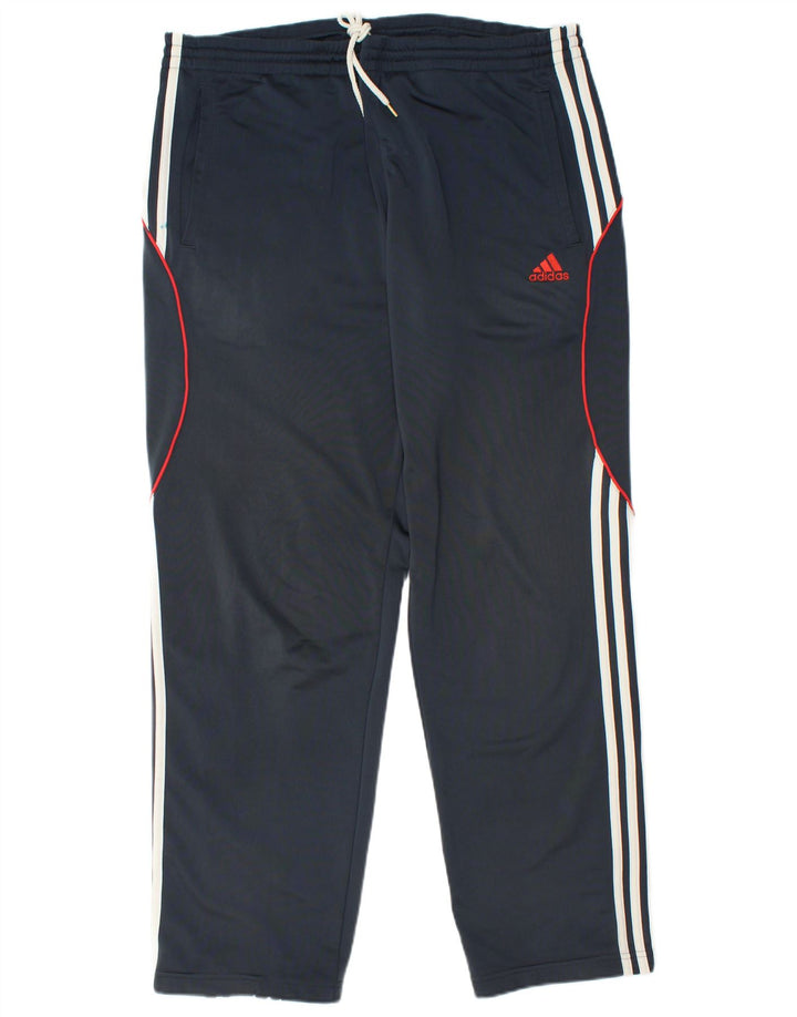 Adidas Herren Trainingshose 2XL Marineblau Polyester