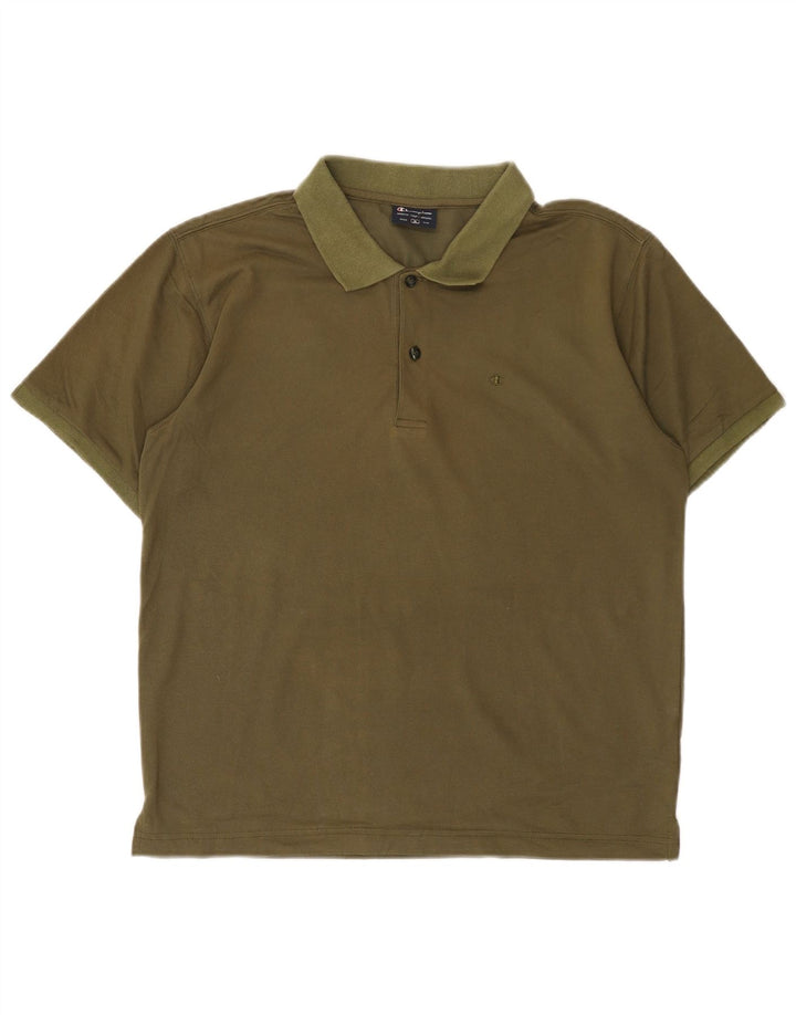 CHAMPION Herren Poloshirt Small Khaki