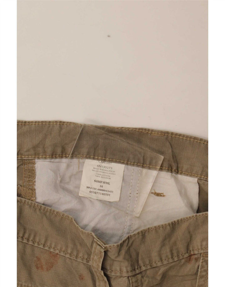Wrangler Herren-Cargoshorts W36, große Khaki-Baumwolle