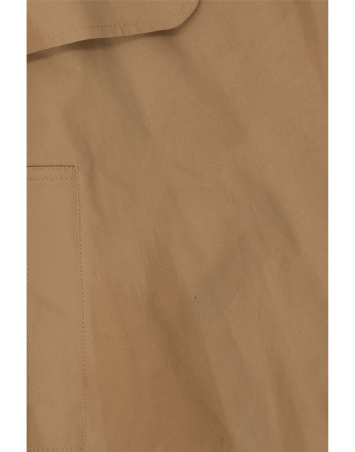 Marks & Spencer Herren Trenchcoat UK 10 Small Beige Baumwolle