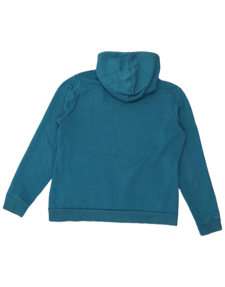 Puma Damen Graphic Hoodie Pullover UK 16 Large Blau
