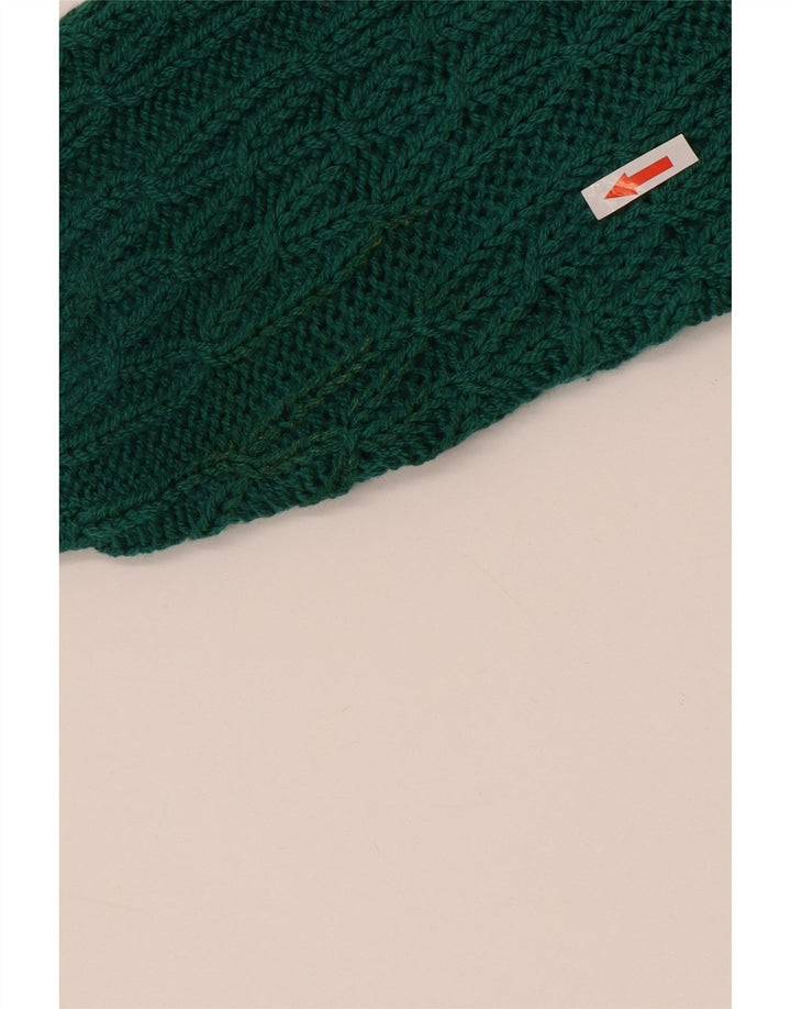 Benetton Damen-Cardigan-Pullover UK 16 Große grüne Wolle