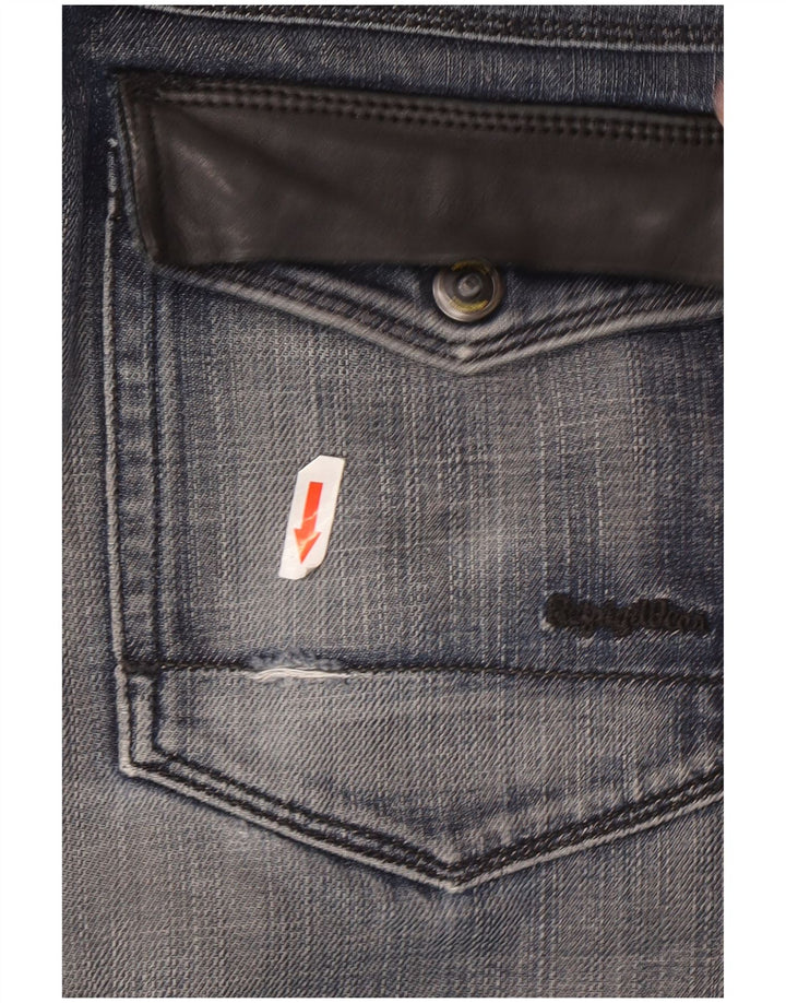 Refrigiwear Herren Straight Jeans W36 L34 Blaue Baumwolle