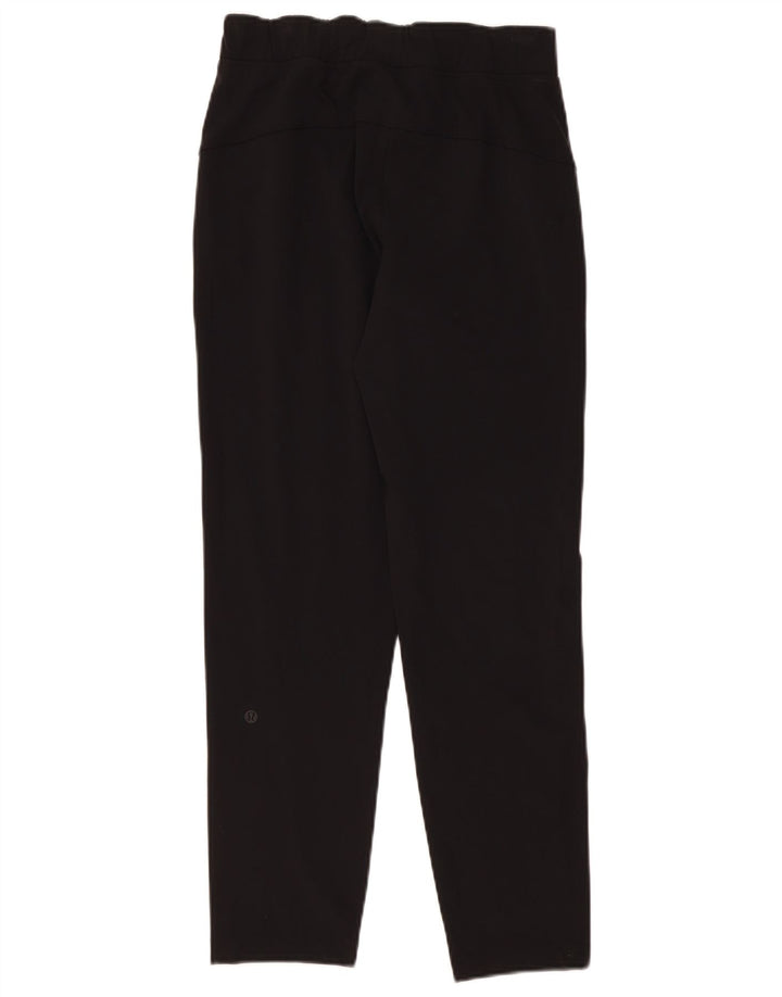 Lululemon Damen Slim Hose US 4 Small W26 L28 Schwarzes Nylon