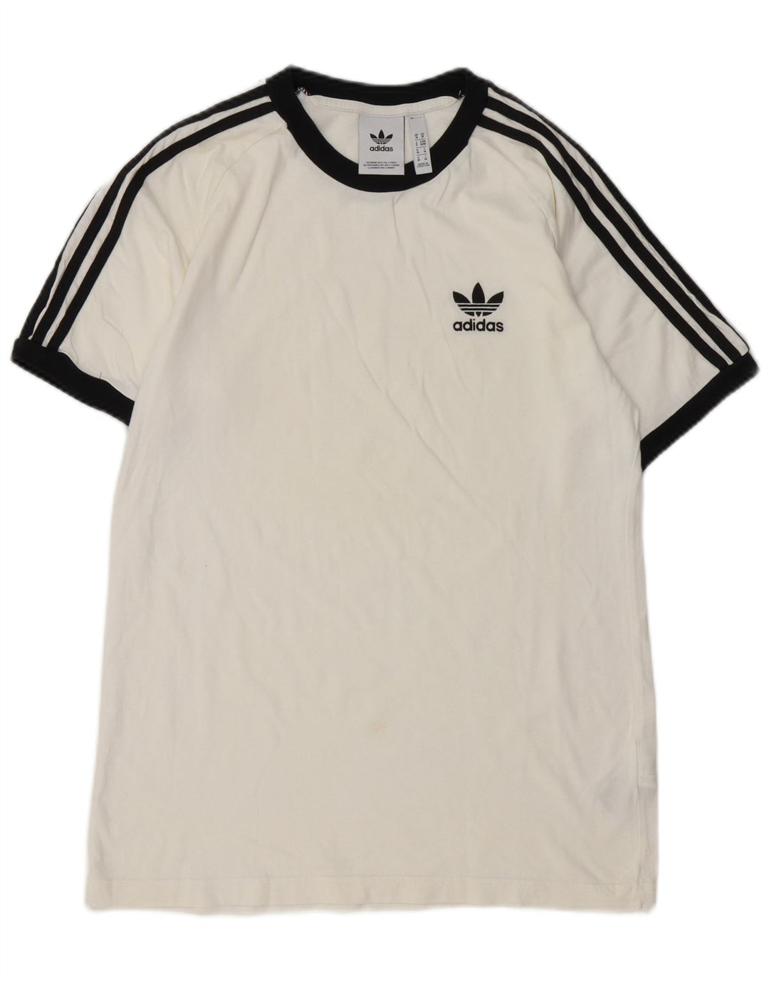 ADIDAS Herren T-Shirt Top Mittelweiße Baumwolle