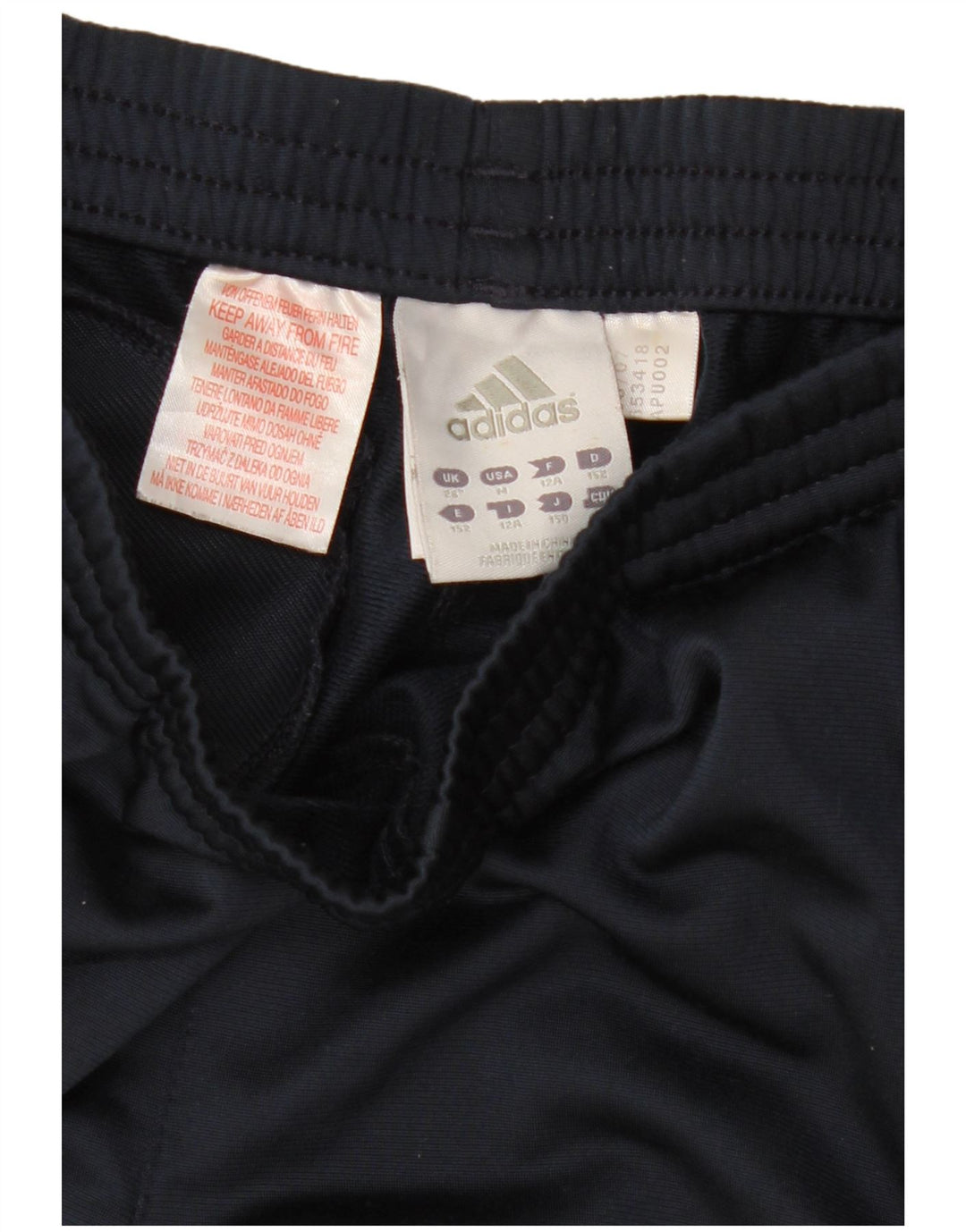 Adidas Trainingshose für Jungen, 11–12 Jahre, Marineblau, Polyester