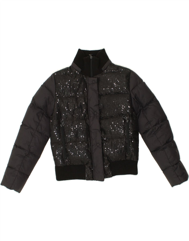 PINKO Girls Padded Jacket 9-10 Years Large Black Polyamide Vintage Pinko and Second-Hand Pinko from Messina Hembry 