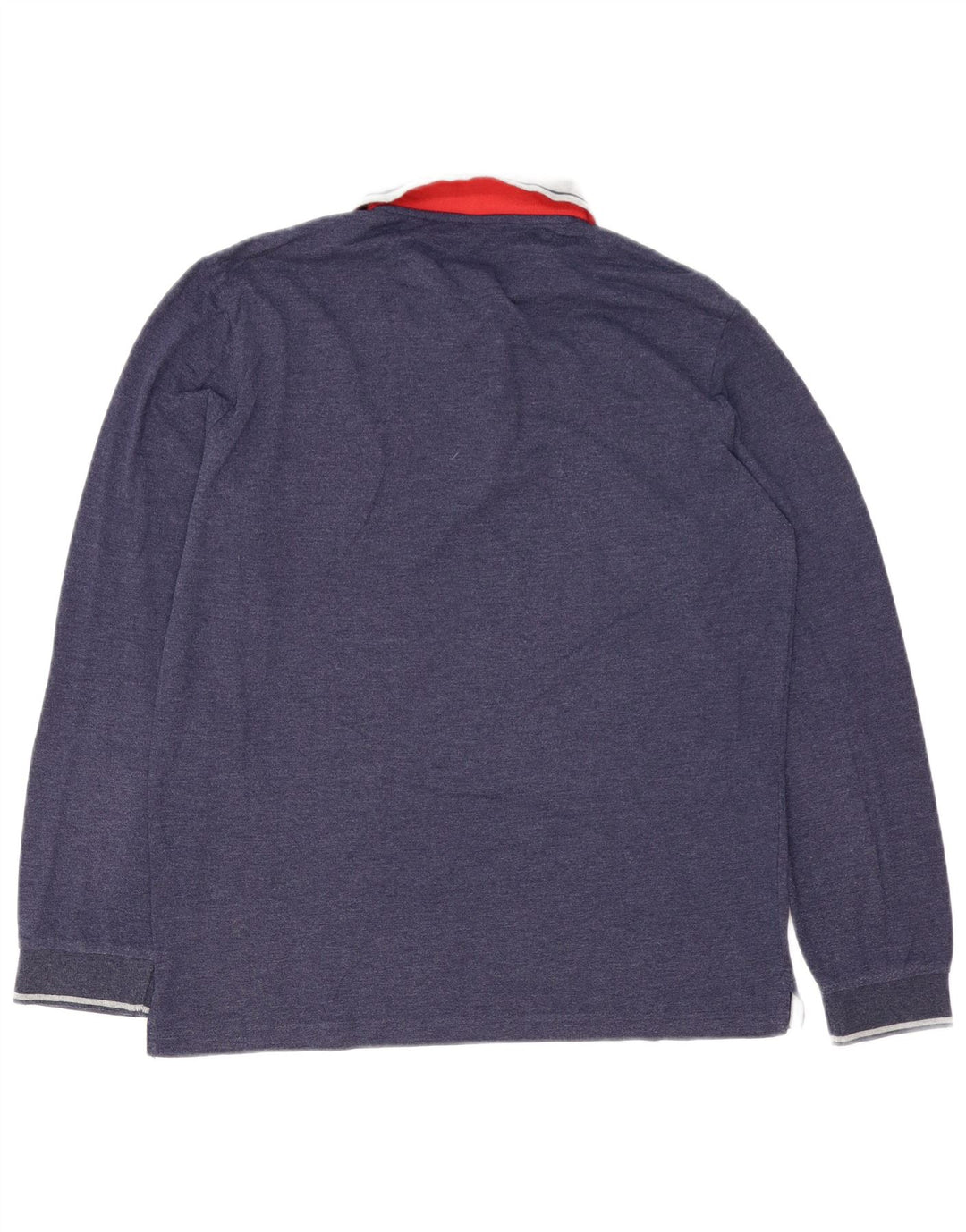 Champion Herren-Langarm-Rugby-Poloshirt, mittelgroß, Marineblau
