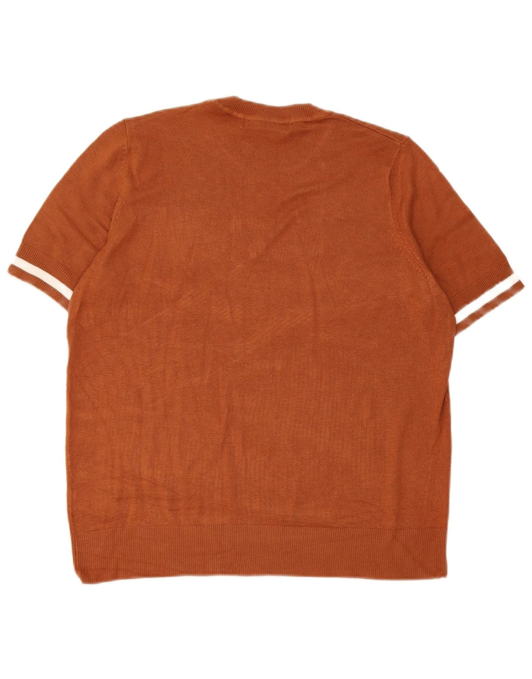 Marks & Spencer Damen Pullover mit Rundhalsausschnitt, UK 12, Mittelbraun