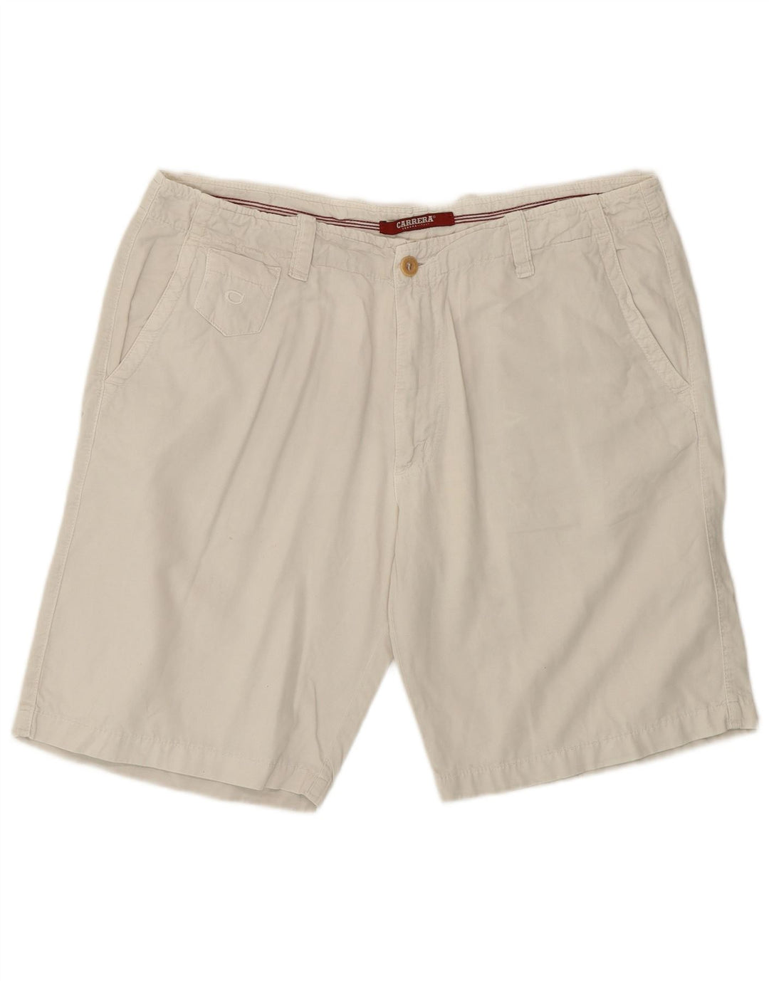 Carrera Herren Chino Shorts IT 54 2XL W38 Weiße Baumwolle