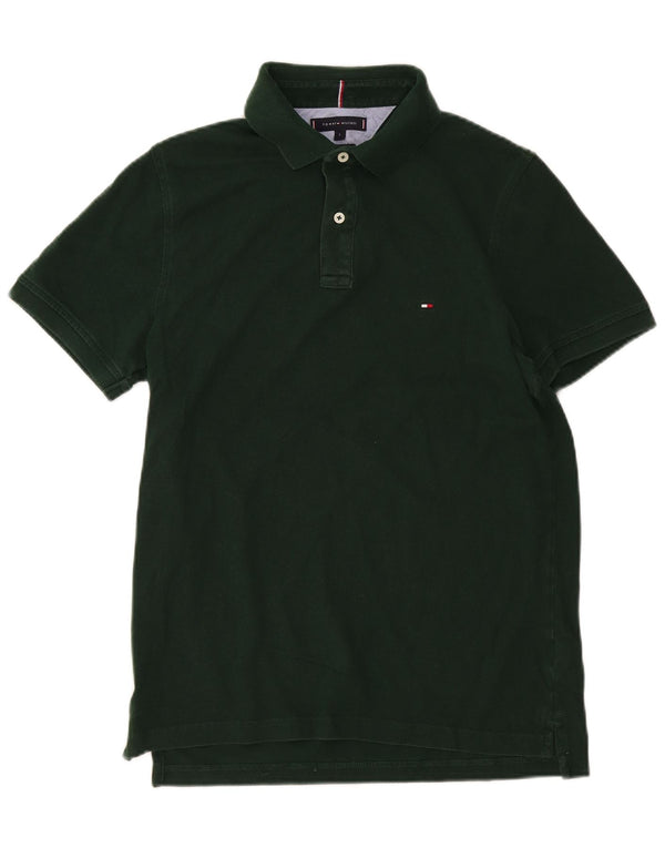Tommy Hilfiger Herren Slim Fit Poloshirt Große grüne Baumwolle