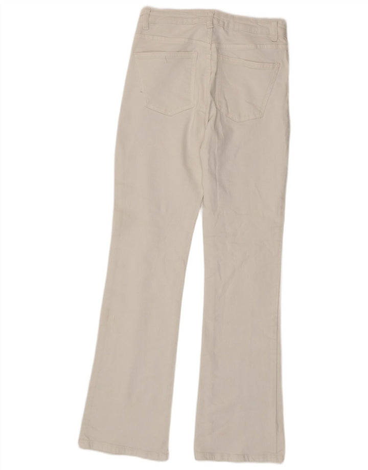 Zara Damen Schlagjeans EU 36 XS W26 L32 Weiß