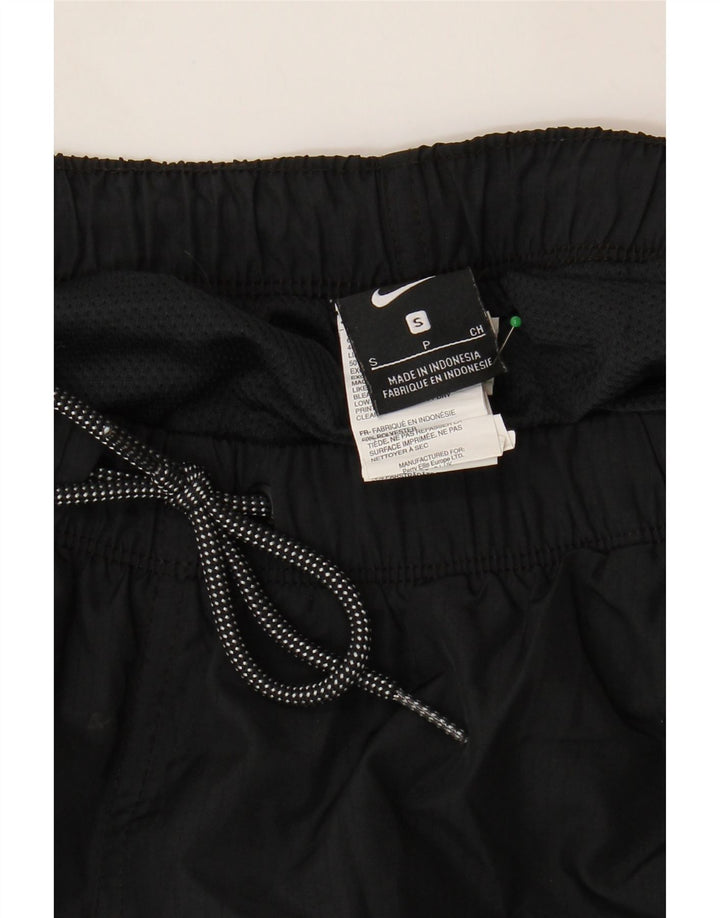 NIKE Mens Cargo Swimming Shorts Small  Black Polyester