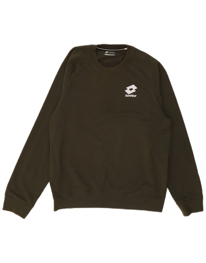 LOTTO Herren Sweatshirt Pullover Small Khaki