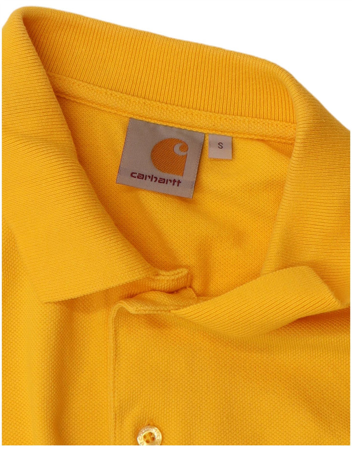 CARHARTT Herren Poloshirt Kleine gelbe Baumwolle